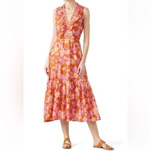 Warm Floral Sierra Maxi Dress $625 original retail Size 0